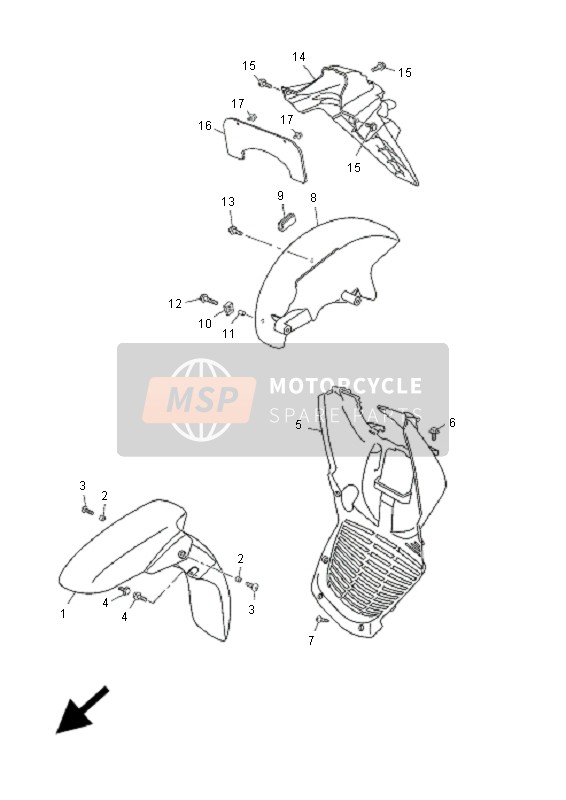 1C0F16230000, Plate, Flap Fittin, Yamaha, 1